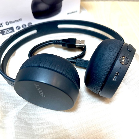 HeadPhones SONY WH-CH400. NIB/New. Black. Wireless Bluetooth. - Picture 15 of 15